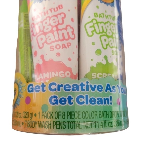 🛑 2 / $40 Sale! Crayola Bath Activity Bucket 30 Pc Set NWT - Picture 7 of 10